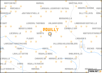 map of Pouilly