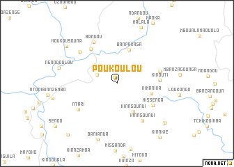 map of Poukoulou