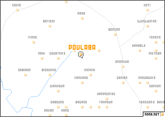 map of Poulaba