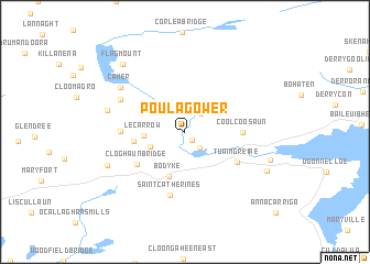 map of Poulagower