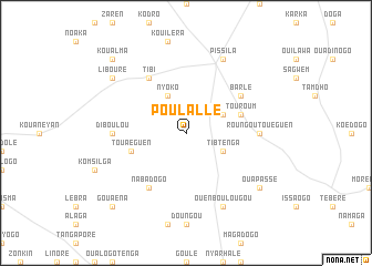 map of Poulallé
