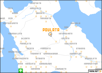 map of Pouláta