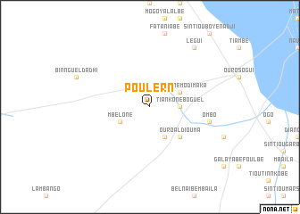 map of Poulèrn