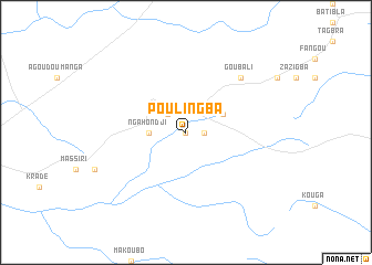 map of Poulingba