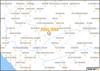 map of Poúlinos