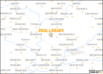 map of Poullaouen