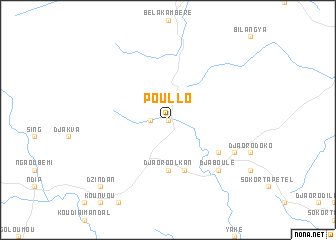 map of Poullo