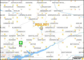 map of Poulpry