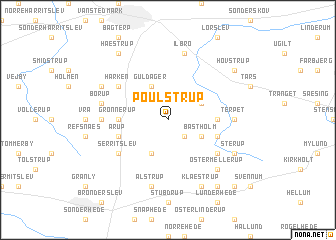 map of Poulstrup