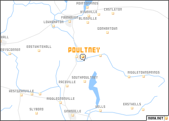 map of Poultney