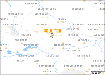 map of Poulton