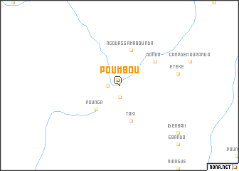 map of Poumbou