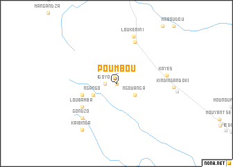 map of Poumbou