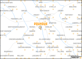 map of Poumoue