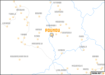 map of Poumou