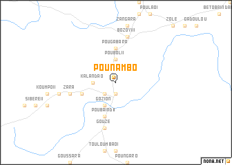 map of Pounambo