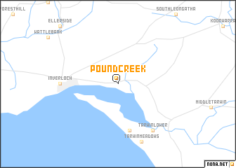 map of Pound Creek