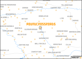 map of Pound Cross Roads