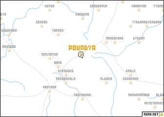map of Poundya