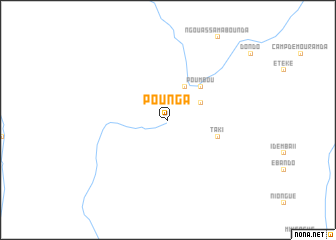 map of Pounga