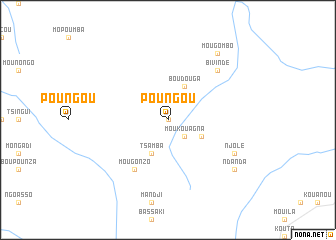 map of Poungou