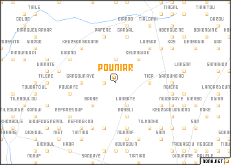 map of Pouniar