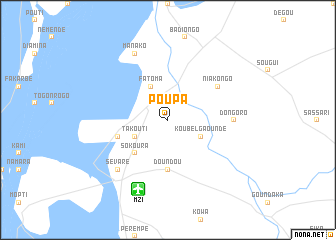 map of Poupa