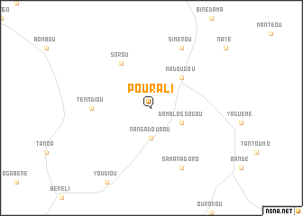 map of Pourali