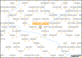 map of Pourchoie