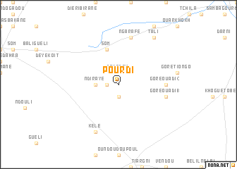 map of Pourdi