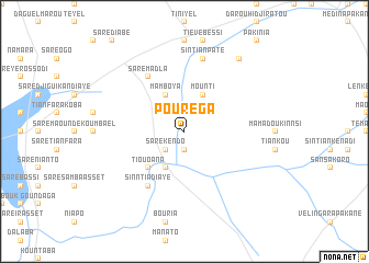 map of Pouréga