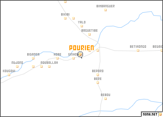 map of Pourien