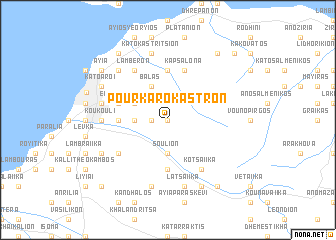 map of Pourkarókastron