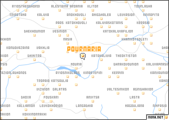 map of Pournariá