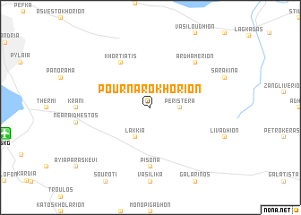 map of Pournarokhórion