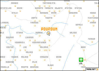 map of Pouroum