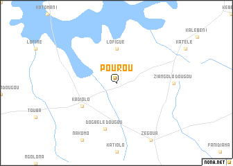 map of Pourou