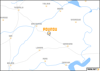 map of Pourou