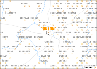 map of Pousada