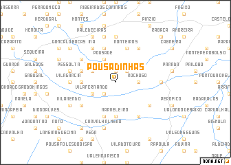 map of Pousadinhas