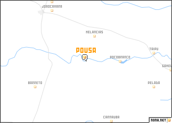 map of Pousa