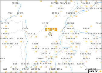 map of Pousa