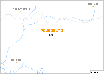 map of Pouso Alto