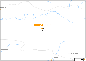 map of Pouso Feio