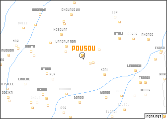 map of Pousou