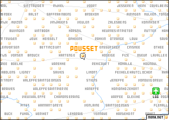 map of Pousset