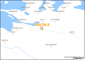 map of Poutala