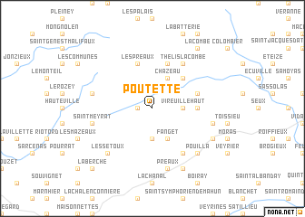 map of Poutette