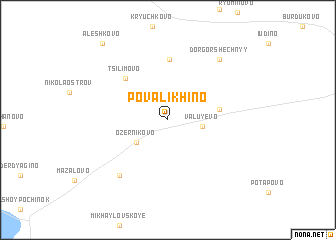 map of Povalikhino