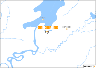 map of Povambuna